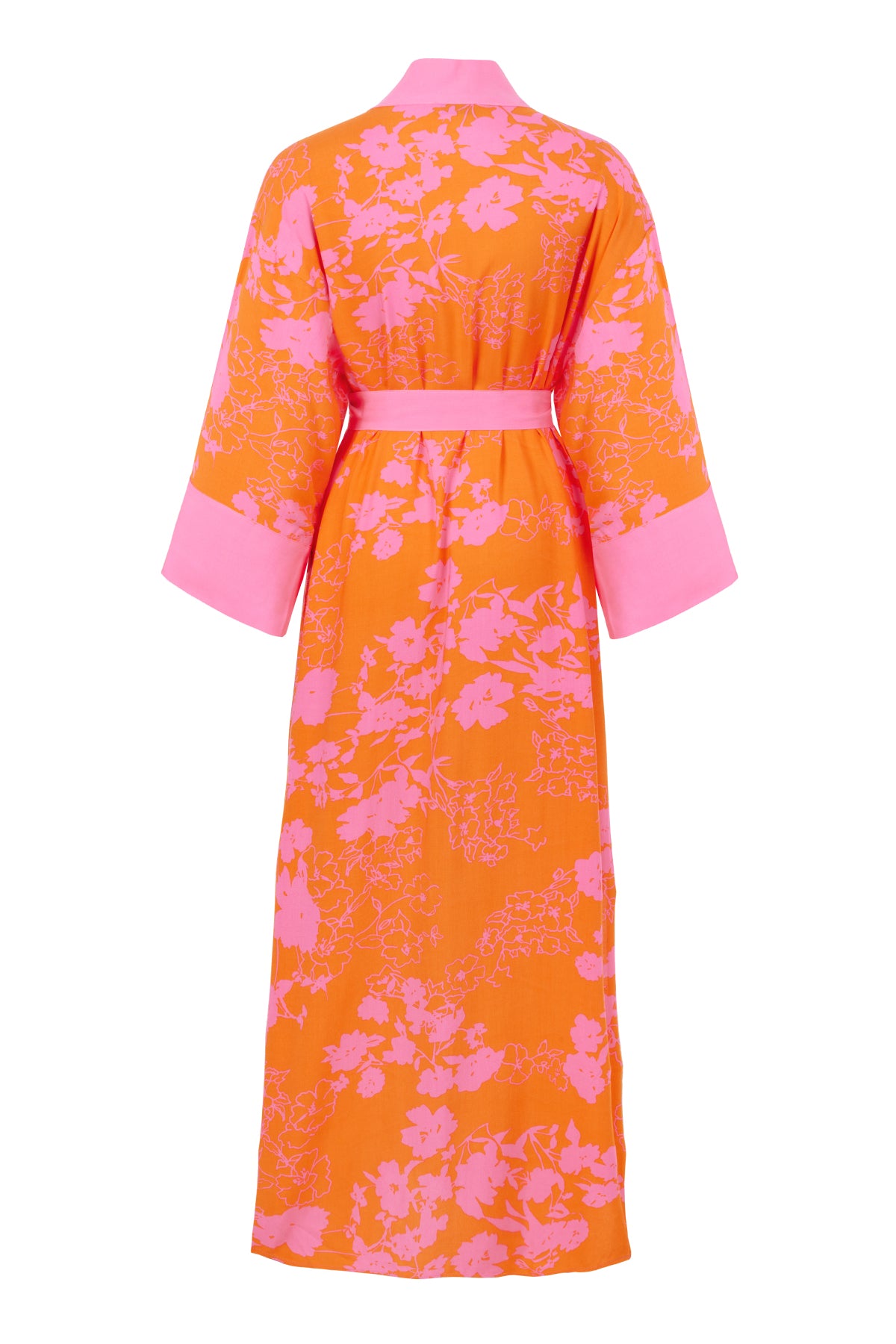 Coral Cascade Kimono