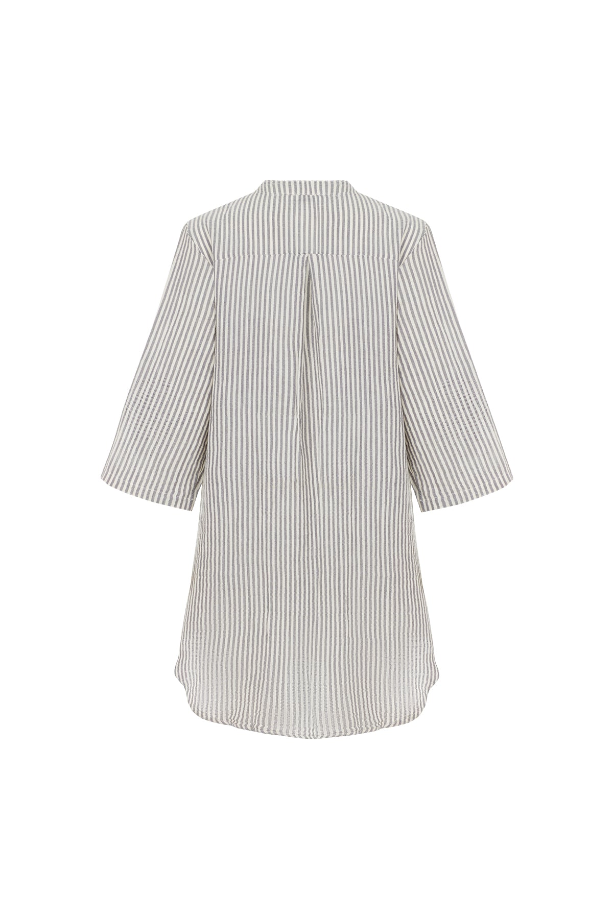 Striped Cotton Tunic Dress