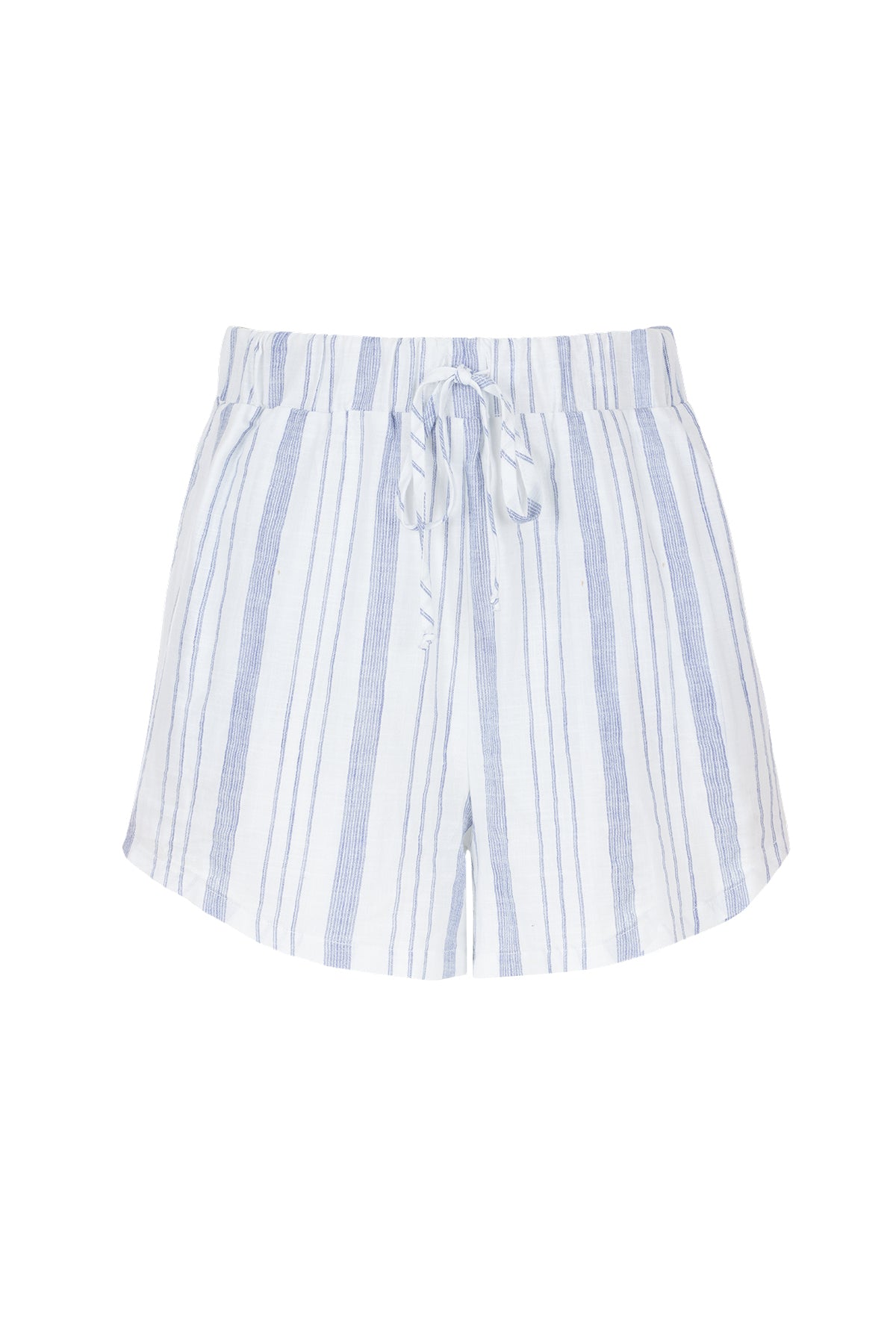 Striped Cotton Shorts
