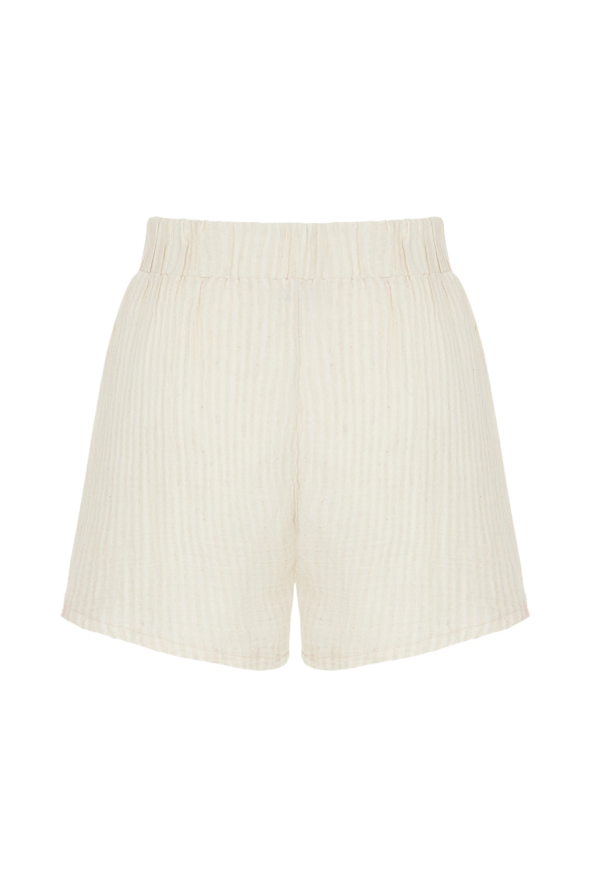 Striped Cotton Shorts