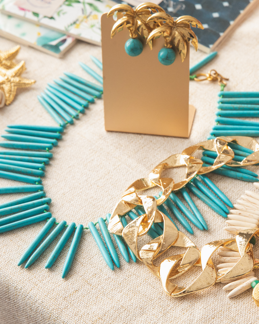 Effortless Chic: Styling Your Xandra Turquoise Pendant