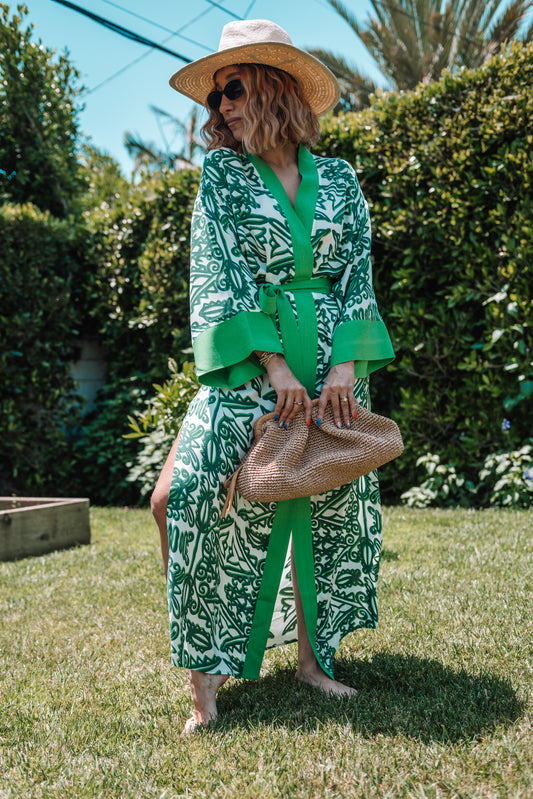 Jade Cascade Kimono