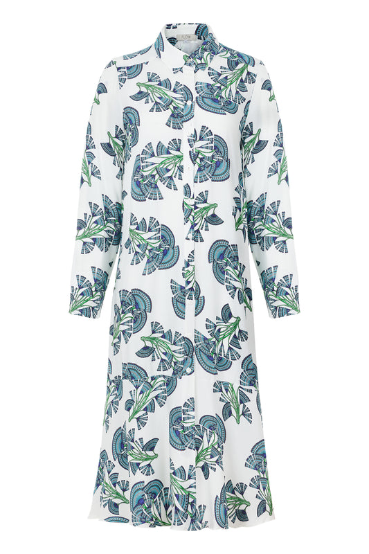 Printed Shirt Dress