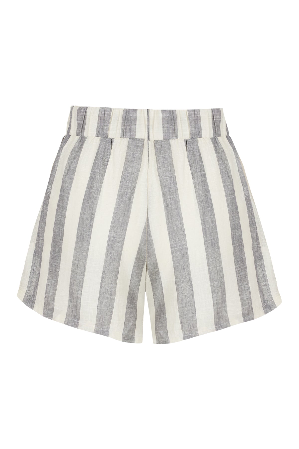 Striped Cotton Shorts