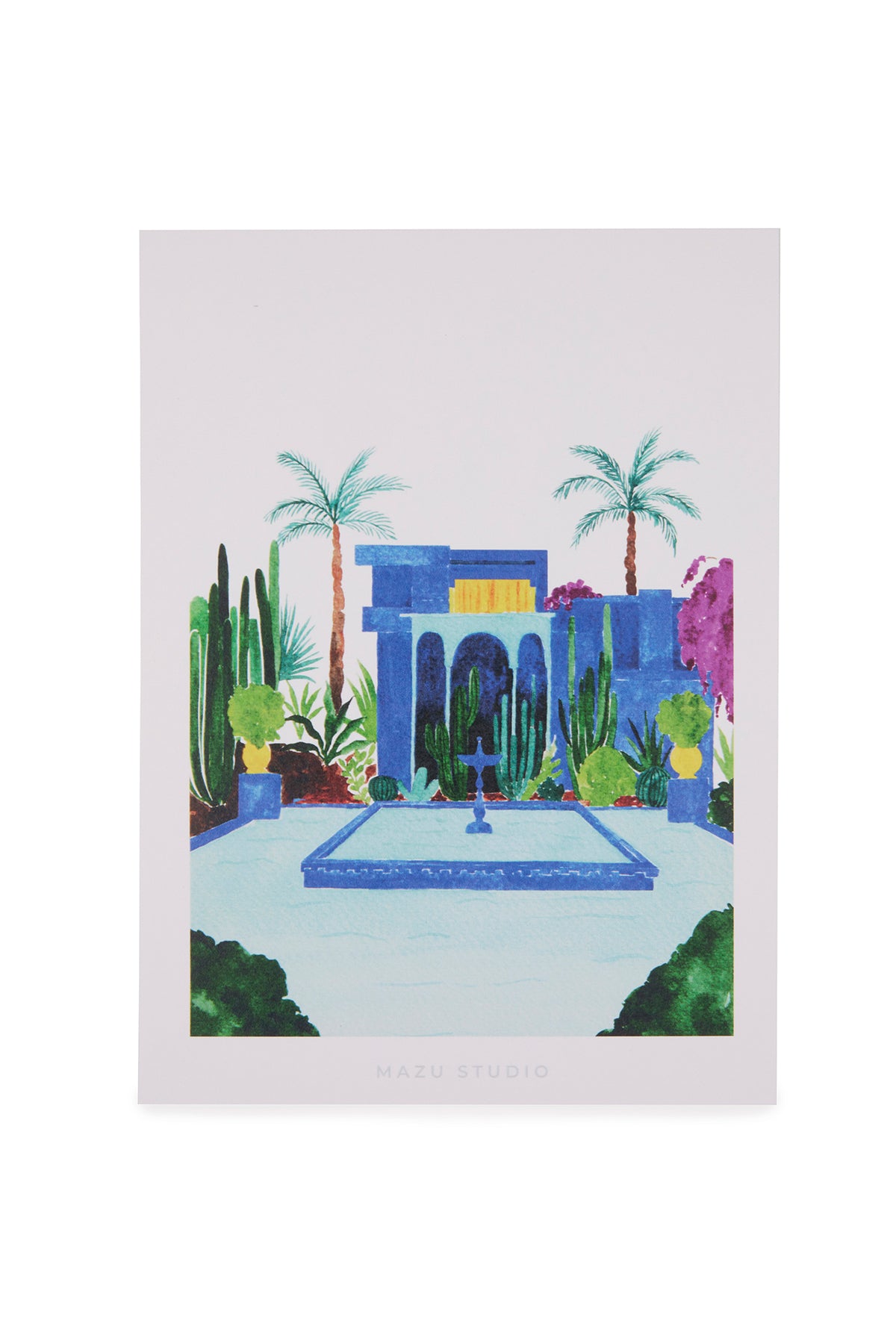 Mazu Studio Art Print Majorelle