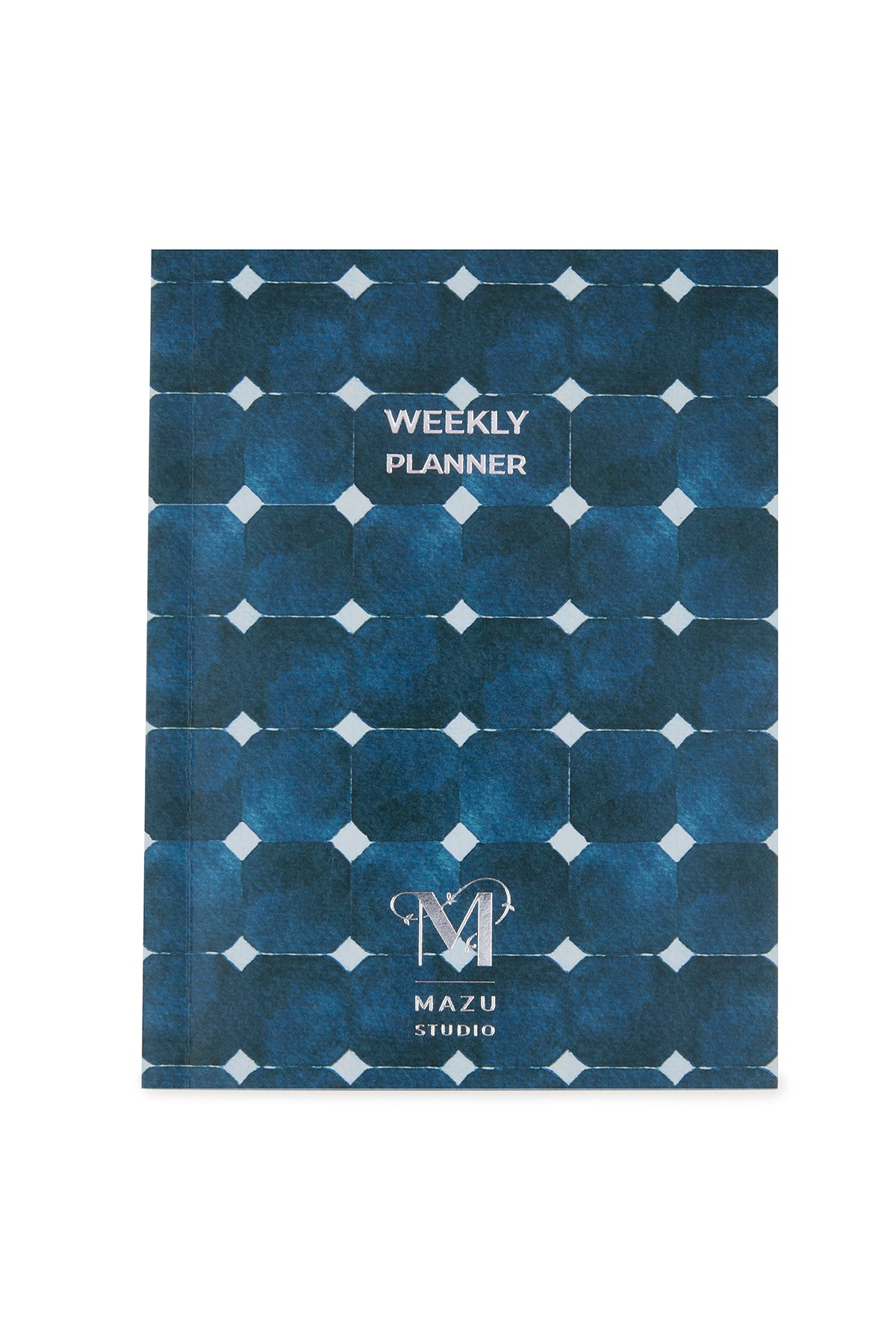 Mazu Studio Weekly Planner Blue Tiles