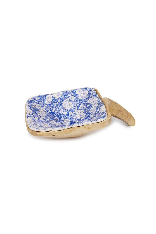 Mualla Ceramics Wooden Serving Bowl